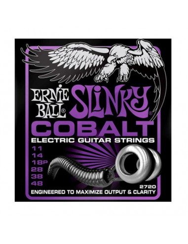 Ernie Ball 2720 Slinky Cobalt 011-048 Corde per Chitarra Elettrica strumenti musicali