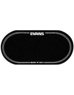 Evans EQPB2 EQ Black Double Patch - Falam/Patch per Doppio Pedale Accessori per Batteria strumenti musicali