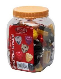 STAGG Porta Plettri colore misto - 1 Pz Accessori Per Chitarra strumenti musicali