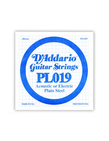 D'Addario PL019 - Corda Singola Corde strumenti musicali