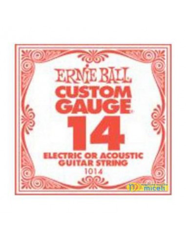 Ernie Ball 1014 - Corda Singola Corde Singole per Chitarra strumenti musicali