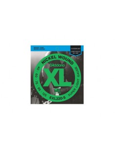 D'Addario EXL220-5 Super Light 040-125 - Muta di Corde per Basso Elettrico Corde strumenti musicali