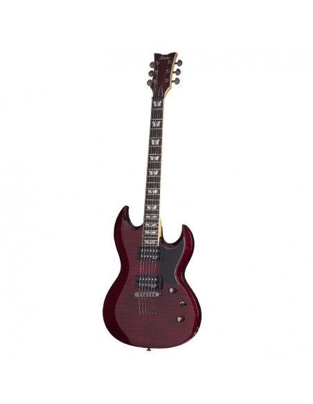 SCHECTER Omen Extreme S-II Black Cherry Chitarre Elettriche Solid Body strumenti musicali