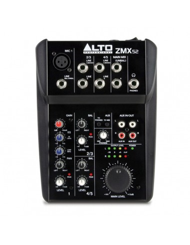 ALTO ZEPHYR ZMX52 - Mixer 5 Canali Mixer strumenti musicali