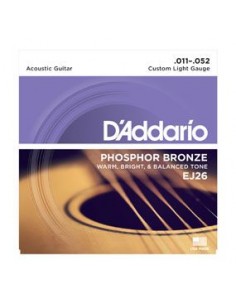 D'Addario EJ26 - 011-052 - Muta Di Corde per Chitarra Acustica PB Corde per Chitarra Acustica strumenti musicali