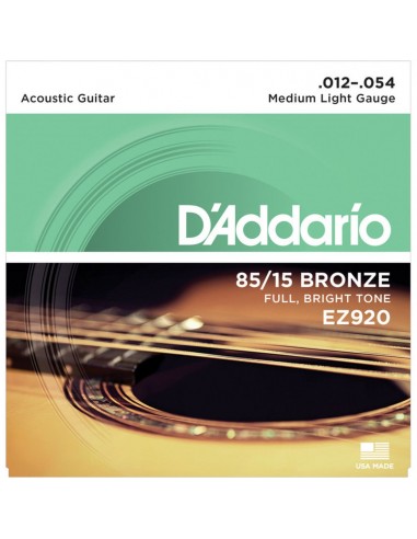 D'Addario EZ920 - 012-054 Corde per Chitarra Acustica strumenti musicali