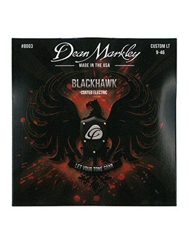 Dean Markley BlackHawk 009-046 - Muta di Corde per Chitarra Elettrica Corde per Chitarra Elettrica strumenti musicali