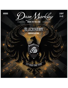 Dean Markley BlackHawk 009-042 - Muta di Corde per Chitarra Elettrica Corde per Chitarra Elettrica strumenti musicali