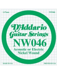 D'Addario NW046 - Corda Singola Corde strumenti musicali
