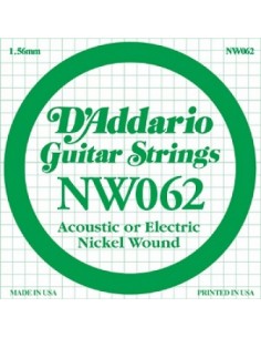 D'Addario NW062 - Corda Singola Corde strumenti musicali