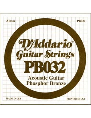 D'Addario PB032 - Corda Singola Corde strumenti musicali
