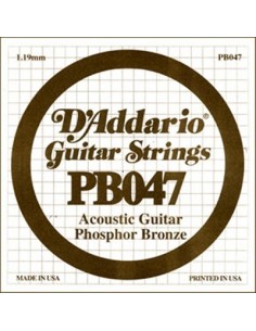 D'Addario PB047 - Corda Singola Corde strumenti musicali