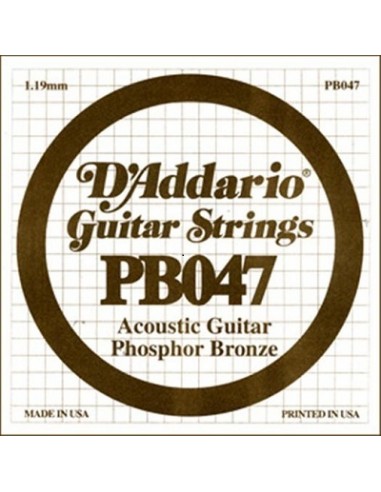 D'Addario PB047 - Corda Singola Corde strumenti musicali