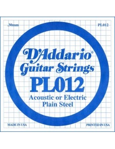 D'Addario PL012 - Corda Singola Corde strumenti musicali