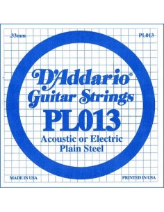 D'Addario PL013 - Corda Singola Corde strumenti musicali
