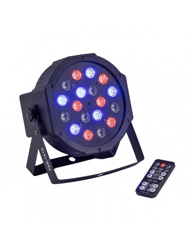 SOUNDSATION PAR181R - Par Led RGB Con Telecomando Luci Flowers strumenti musicali