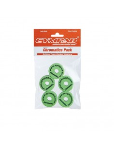 Cympad Optimizer Chromatic - Kit di 5 Feltrini Per Piatti Verde Accessori per Batteria strumenti musicali