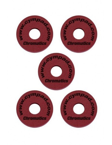 Cympad Optimizer Chromatic - Kit di 5 Feltrini Per Piatt - Crimson Accessori per Batteria strumenti musicali