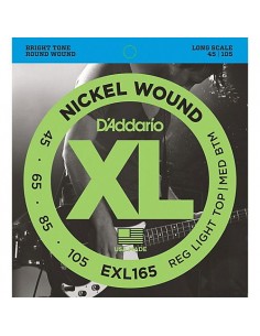 D'Addario EXL165 - 045-105 - Muta Di Corde per Basso Elettrico Corde strumenti musicali