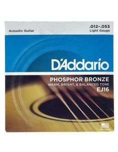 D'Addario EJ16 - 012-053 - Muta Di Corde per Chitarra Acustica PB Corde per Chitarra Acustica strumenti musicali