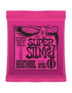 Ernie Ball 2223 Super Slinky 009-042 Corde per Chitarra Elettrica strumenti musicali