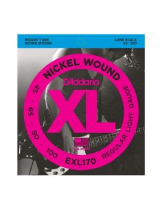 D'Addario EXL170 - 045-100 - Muta di Corde per Basso Elettrico Corde strumenti musicali