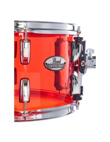 Pearl Crystal Beat Tom 10 Ruby Red - Tom per Batteria Acustica Rullanti / Tom / Timpani strumenti musicali