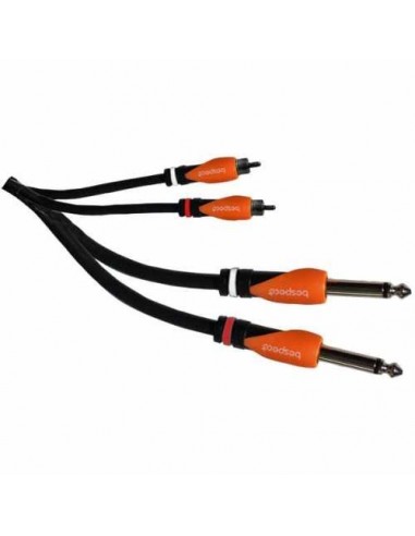 Bespeco SLY2JR500Cavo Interlink 2x RCA M - 2x JACK 6,3mm - mt. 5 Cavi Audio e Adattatori strumenti musicali