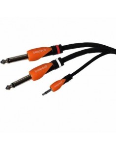 Bespeco SLYMSJ500Cavo Interlink JACK stereo 3,5mm - 2x JACK 6,3mm - mt. 5 Cavi Audio e Adattatori strumenti musicali