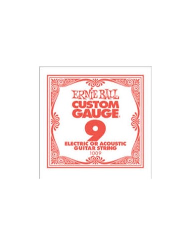 Ernie Ball 1009 Plain Steel .009 Corde strumenti musicali