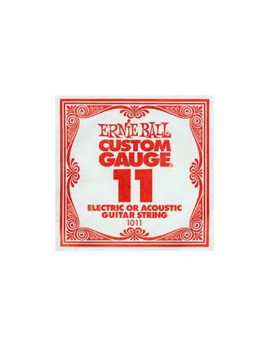 Ernie Ball 1011 Plain Steel .011 Corde strumenti musicali