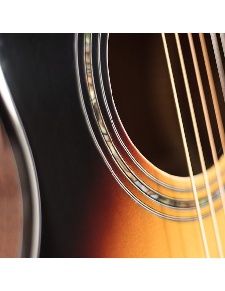 GOLDWOOD GW-CS-PE-SG EQ - Chitarra Acustica Sunburst Lucida Chitarre Acustiche strumenti musicali