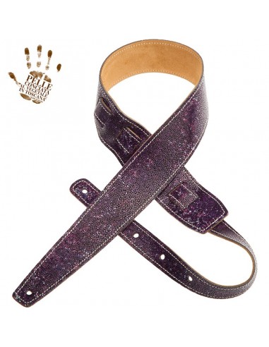 Magrabò Holes HC Embossed Seurat Viola 6 cm - Tracolla per Chitarra/Basso Tracolle strumenti musicali