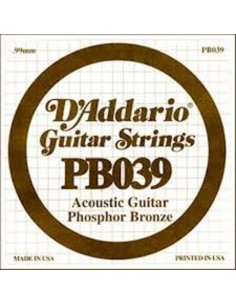 D'Addario PB039 - Corda Singola Corde strumenti musicali
