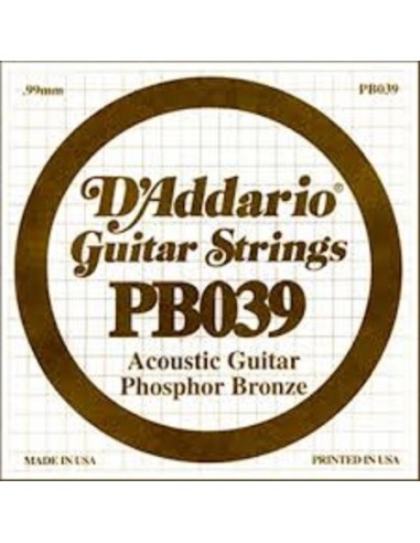 D'Addario PB039 - Corda Singola Corde strumenti musicali