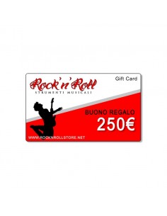 Rock ' n ' Roll Store Gift Card € 250 Gift Card strumenti musicali