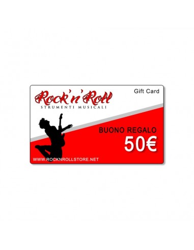 Rock ' n ' Roll Store Gift Card € 50 Gift Card strumenti musicali