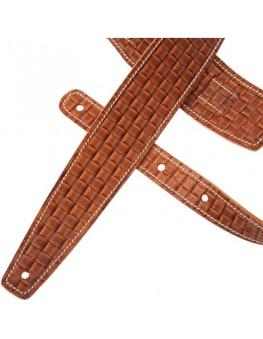 Magrabò Holes HC Embossed Intreccio Naturale 6 cm - Tracolla per Chitarra/Basso Tracolle strumenti musicali