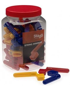 STAGG GSW-40 - Avvolgi Corde Colore Misto - 1 Pz Accessori Per Chitarra strumenti musicali