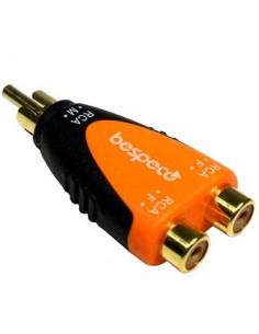 Bespeco SLAD355 - Adattatore 1x RCA M - 2x RCA F Cavi Audio e Adattatori strumenti musicali