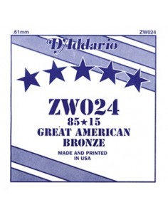 D'Addario ZW024 - Corda Singola Corde strumenti musicali
