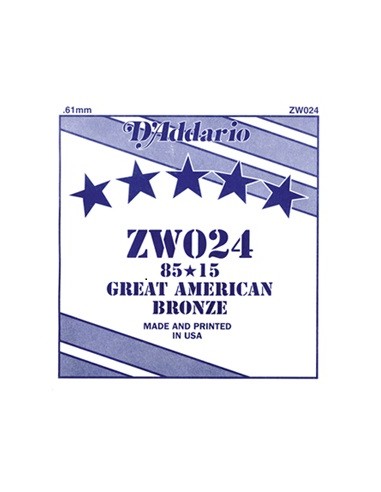 D'Addario ZW024 - Corda Singola Corde strumenti musicali