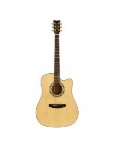 GOLDWOOD GW-CS-DCE-ME-NG Chitarra Acustica Dreadnought Natural Lucida Chitarre Acustiche strumenti musicali