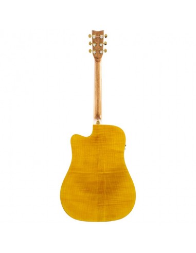 GOLDWOOD GW-CS-DCE-ME-NG Chitarra Acustica Dreadnought Natural Lucida Chitarre Acustiche strumenti musicali