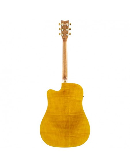 GOLDWOOD GW-CS-DCE-ME-NG Chitarra Acustica Dreadnought Natural Lucida Chitarre Acustiche strumenti musicali