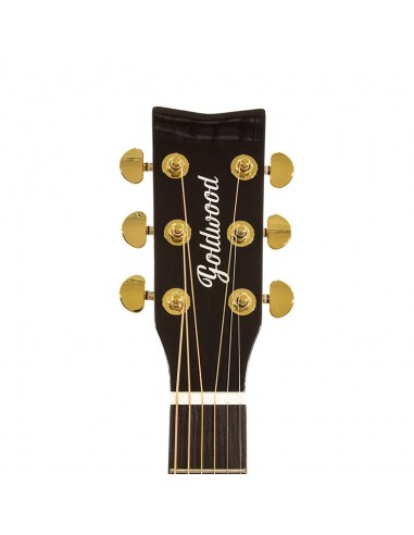 GOLDWOOD GW-CS-DCE-ME-NG Chitarra Acustica Dreadnought Natural Lucida Chitarre Acustiche strumenti musicali