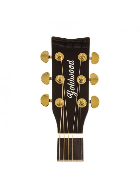 GOLDWOOD GW-CS-DCE-ME-NG Chitarra Acustica Dreadnought Natural Lucida Chitarre Acustiche strumenti musicali