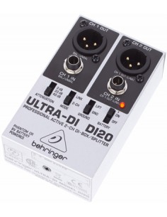 Behringer DI20 Ultra-DI - DI Box 2 Canali Attiva DI BOX strumenti musicali