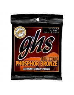 GHS TCBL Thin Core 012-052 - Muta di Corde per Chitarra Acustica Corde per Chitarra Acustica strumenti musicali