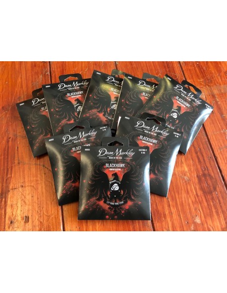 Pack 8 Mute Dean Markley BlackHawk 009-046 Chitarre strumenti musicali